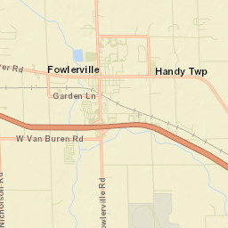 Fowlerville Street Map