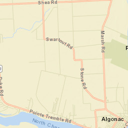 Algonac Street Map