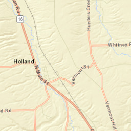 Holland New York Street Map