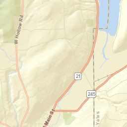 Semans Corner New York Street Map