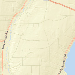 Yatesville New York Street Map