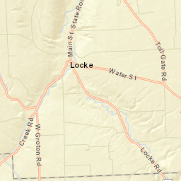Locke New York Street Map
