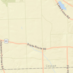 Summer Hill New York Street Map