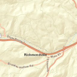 West Richmondville New York Street Map