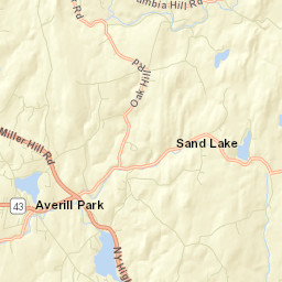 Taborton New York Street Map