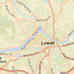 Lowell Street Map
