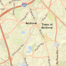 Andover Street Map