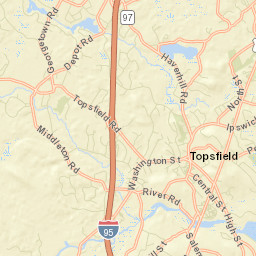 Topsfield Street Map