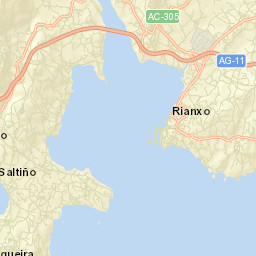 Rianxo Street Map