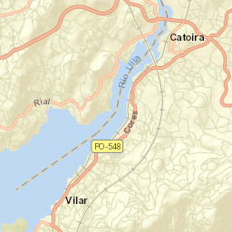 Catoira Street Map