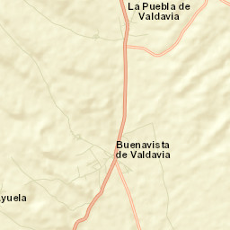 Buenavista de Valdavia Street Map