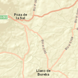 Llano de Bureba Street Map