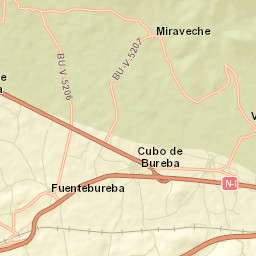 Cubo de Bureba Street Map