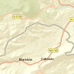 Marañón Street Map