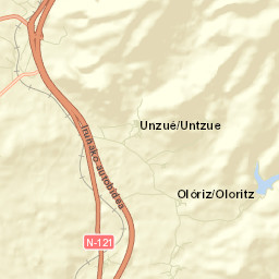 Olóriz Street Map