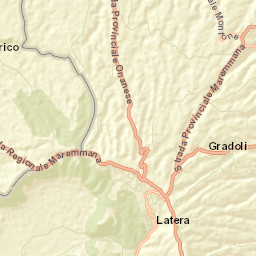 Gradoli Street Map