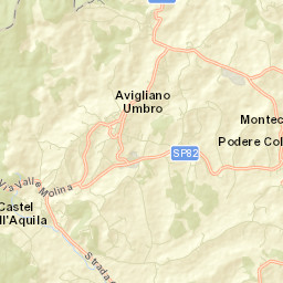 Avigliano Umbro Street Map