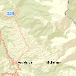 Amatrice Street Map