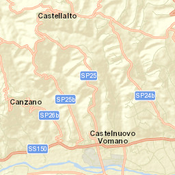 Canzano Street Map