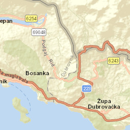 Čibača Street Map