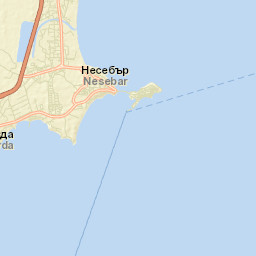 Nesebar Street Map