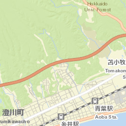 Tomakomai Shi Street Map