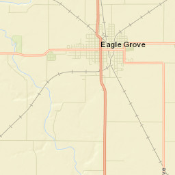 Eagle Grove Street Map