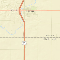 Denver Street Map