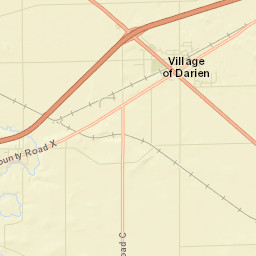 Darien Street Map