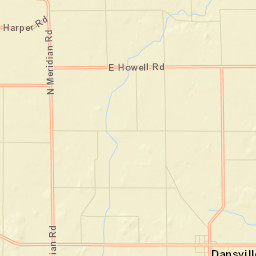 Ingham County Street Map
