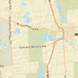 Milford Street Map