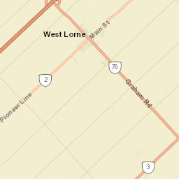 West Lorne Street Map