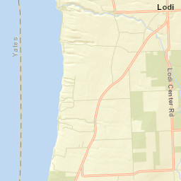 Lodi New York Street Map