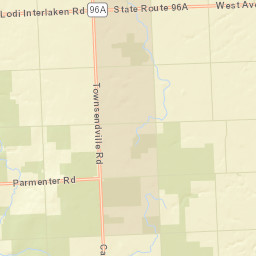 Townsendville New York Street Map
