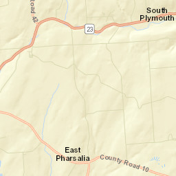North Pharsalia New York Street Map