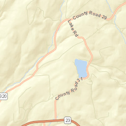Chenango Lake New York Street Map