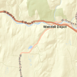 Erving Street Map