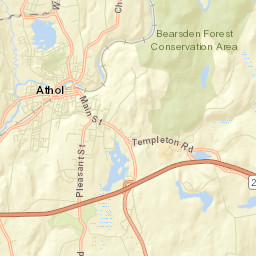 Athol Street Map