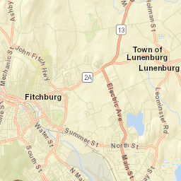 Lunenburg Street Map