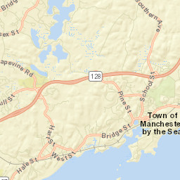 Manchester-by-the-Sea Street Map