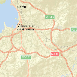 Vilagarcía de Arousa Street Map