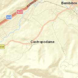 Castropodame Street Map