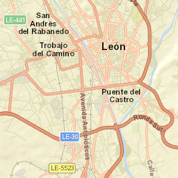 León Street Map
