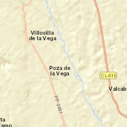 Poza de la Vega Street Map