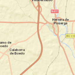 Calahorra de Boedo Street Map