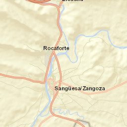 Sangüesa/Zangoza Street Map