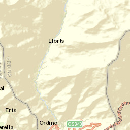 Ordino Street Map