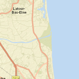 Latour-Bas-Elne Street Map