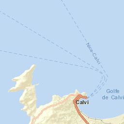 Calvi Street Map