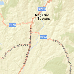 Magliano in Toscana Street Map